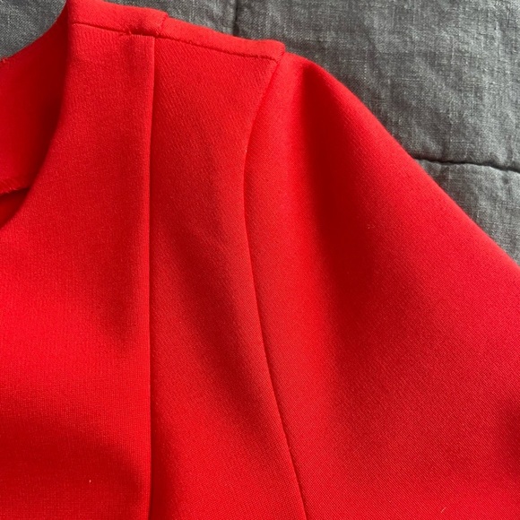 🎉J crew deep orange sheath/body con dress XS petite **Host Pick!!** - Picture 4 of 7